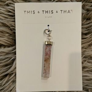 Gemstone charm from Anthropologie